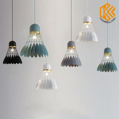 KB016 Badminton Marcarons Modern Steel Pendant Light for Dining room