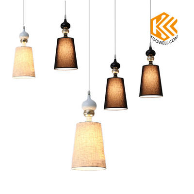 KE006 Vintage Industrial Fabric Pendant Light for Dining room and Cafe