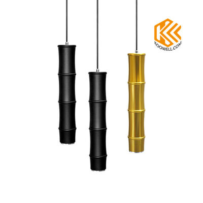KC014 Industrial Creative Bamboo Aluminum Pendant Lamps for Dining room,Cafe and Bar
