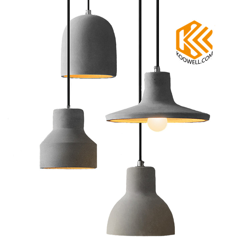 KD003 Industrial Vintage Cement Pendant Lamp for Restaurant,Cafe and Bar