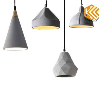 KD002 Creative Metals Cement Decoration Droplight Hanging Pendant Lamp