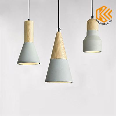 KD005 Creative Cement Modern Pendant Lamp for Dining room and Cafe