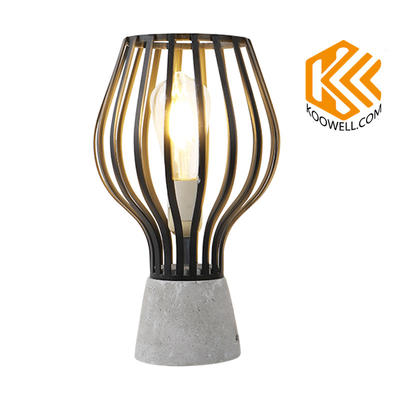 KT004 Modern Cement Table Lamps for Living room and Dining room