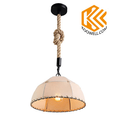 KE008 Vintage Fabric Pendant Lamp for Dining room,Hotel and Living room