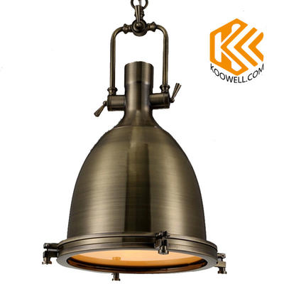 KB033  Industrial Vintage Steel Pendant Light for Dining room and Cafe