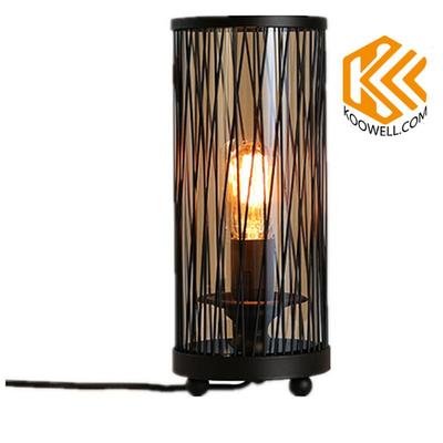 KT008 Vintage Industrial Wire Table Lamps for Living room and Dining room